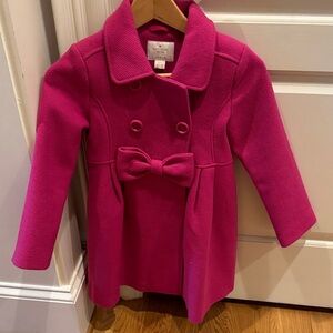 Kids Kate Spade Pink Double-Breasted Coat